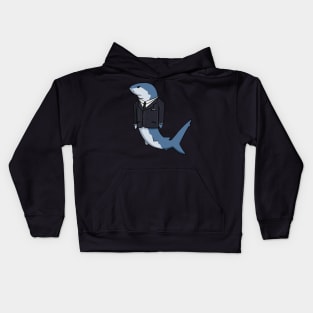 Business Bull Shark Kids Hoodie